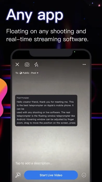 Float Prompter-Video assistant स्क्रीनशॉट