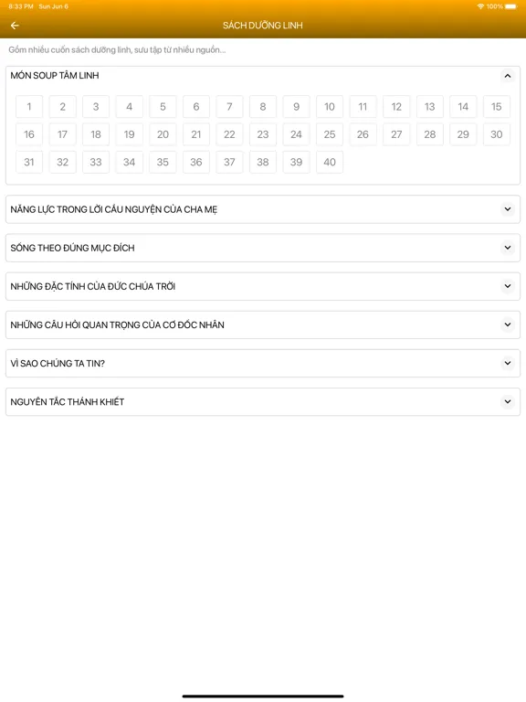 Tangkapan skrin Thánh Ca Tin Lành (có hợp âm) iPad 