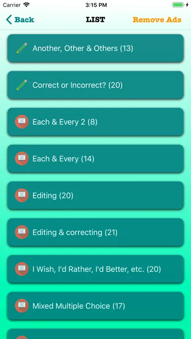 English Grammar For You سکرین شاٹس
