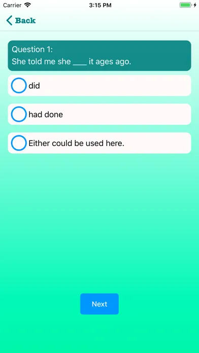 English Grammar For You سکرین شاٹس