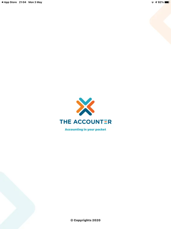 ภาพหน้าจอของ The Accounter iPad 