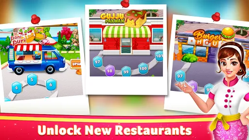 Indian Star Chef: Cooking Game スクリーンショット