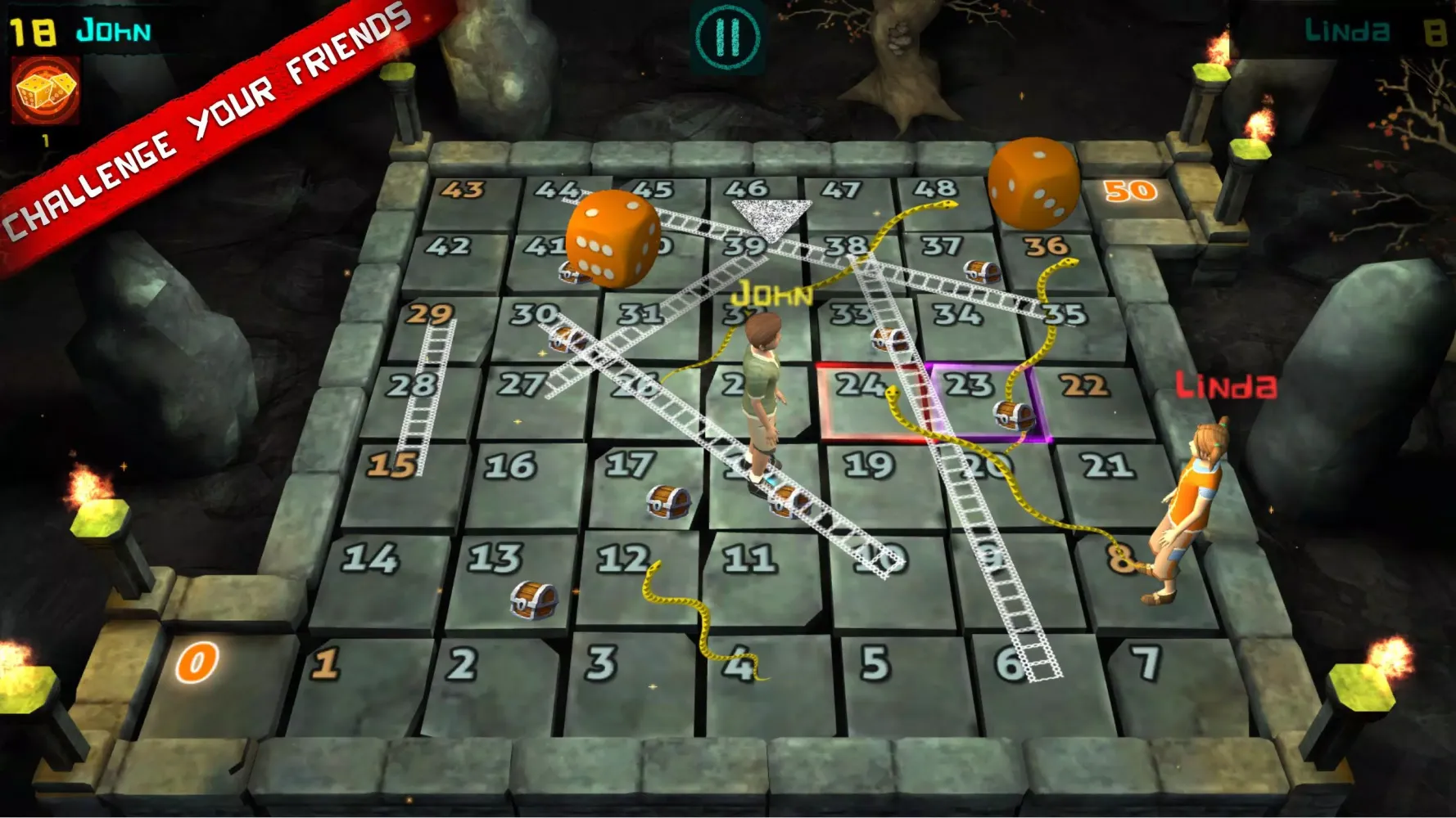 Snakes And Ladders 3D Screenshots