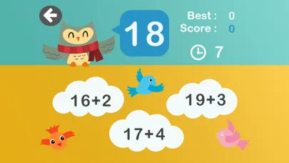 Capturas de tela do Math For Kids Educational Game