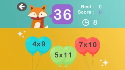 Capturas de tela do Math For Kids Educational Game