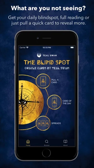 Captures d'écran de Blind Spot Oracle Cards