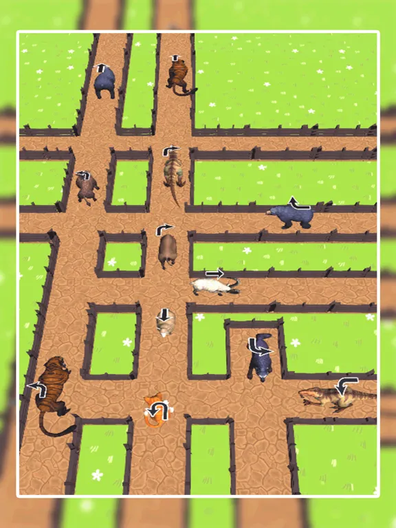 Zrzuty ekranu Animal Park-Traffic Escape iPad 