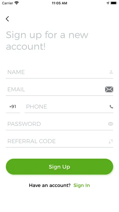 The Fingerprint App Screenshots