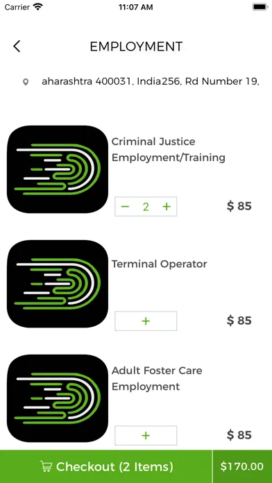 The Fingerprint App Screenshots