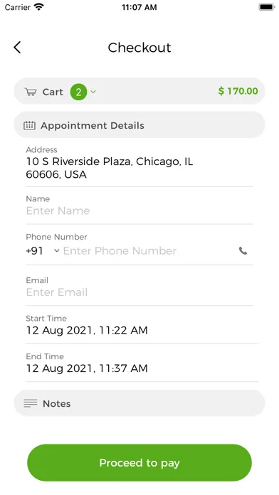 The Fingerprint App Screenshots