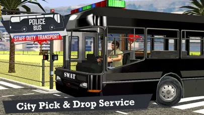 Tangkapan layar Police Bus Staff Transport