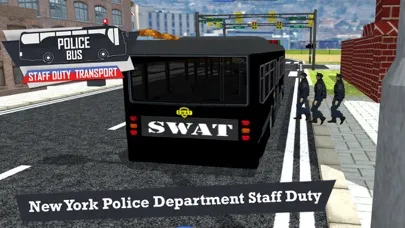 Tangkapan layar Police Bus Staff Transport