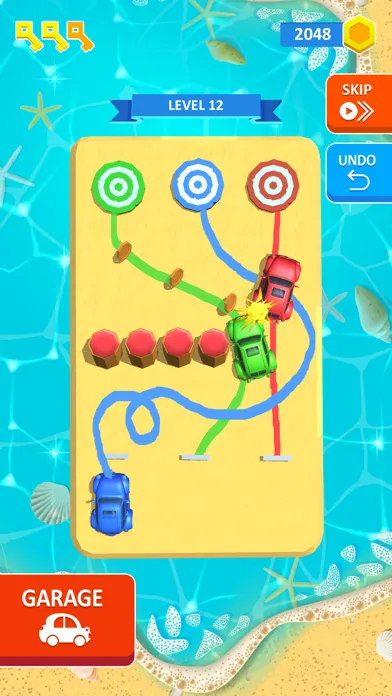 ภาพหน้าจอของ Draw n Park 3D : Parking Game
