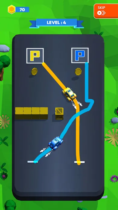 ภาพหน้าจอของ Draw n Park 3D : Parking Game
