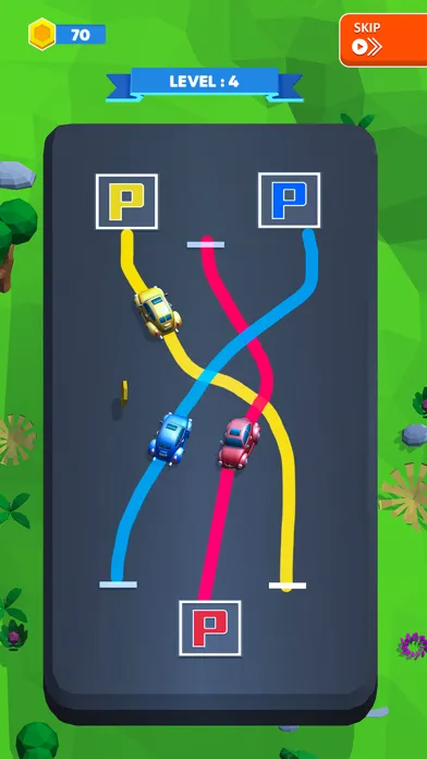 ภาพหน้าจอของ Draw n Park 3D : Parking Game