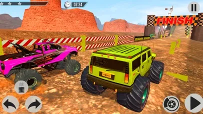ภาพหน้าจอของ Monster Truck Ramp Jump