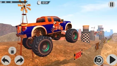 ภาพหน้าจอของ Monster Truck Ramp Jump