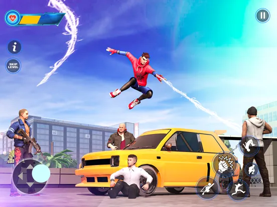 Flying Spider Superhero Games iPad  Ekran Görüntüleri