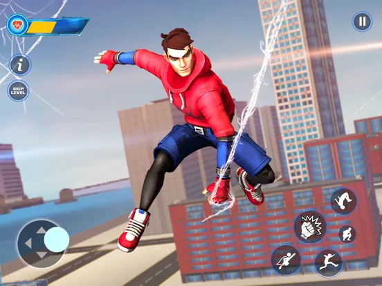 Flying Spider Superhero Games iPad  Ekran Görüntüleri