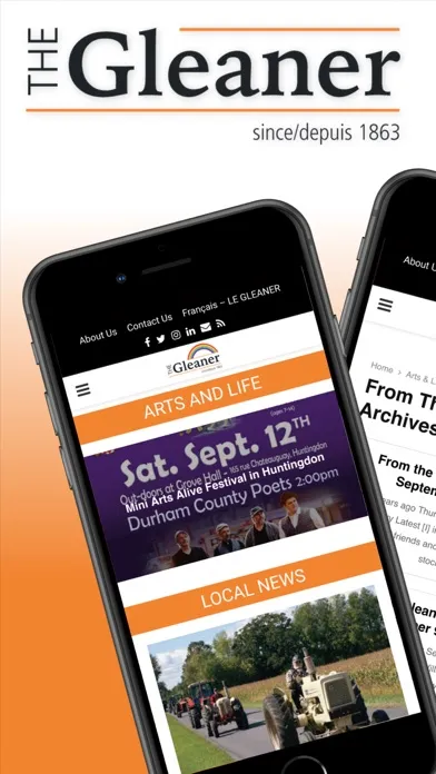 Скриншоты The Gleaner App