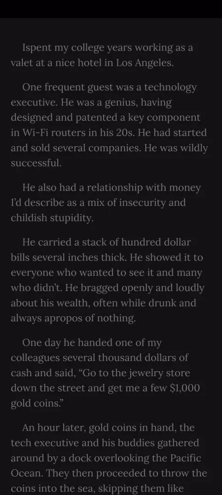 Capturas de tela do The Psychology Of Money