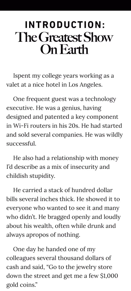 Capturas de tela do The Psychology Of Money