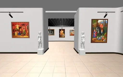 ภาพหน้าจอของ VR International Art Gallery