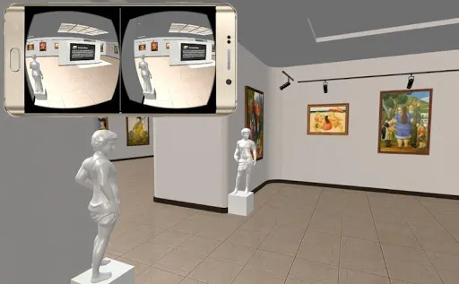 ภาพหน้าจอของ VR International Art Gallery