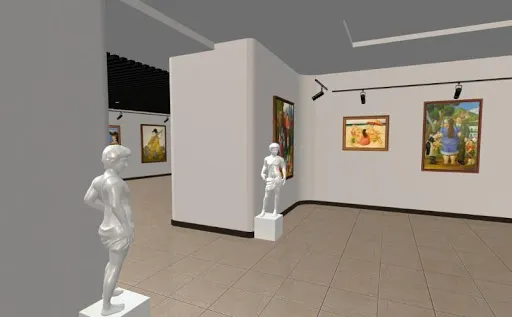 ภาพหน้าจอของ VR International Art Gallery
