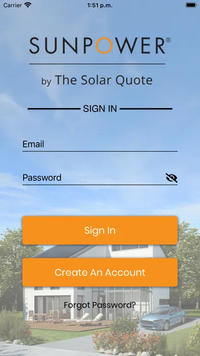 Tangkapan layar SunPower by The Solar Quote
