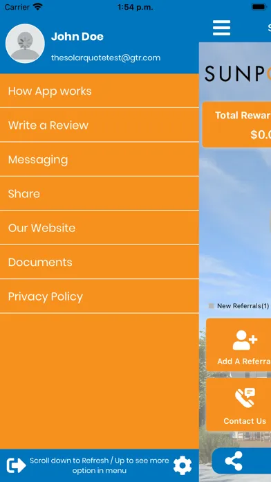 Tangkapan layar SunPower by The Solar Quote