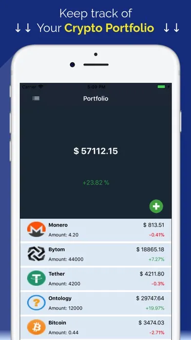 Captures d'écran de Coin Markets - Crypto Tracker