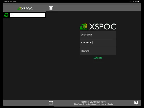 XSPOC iPad  Screenshots