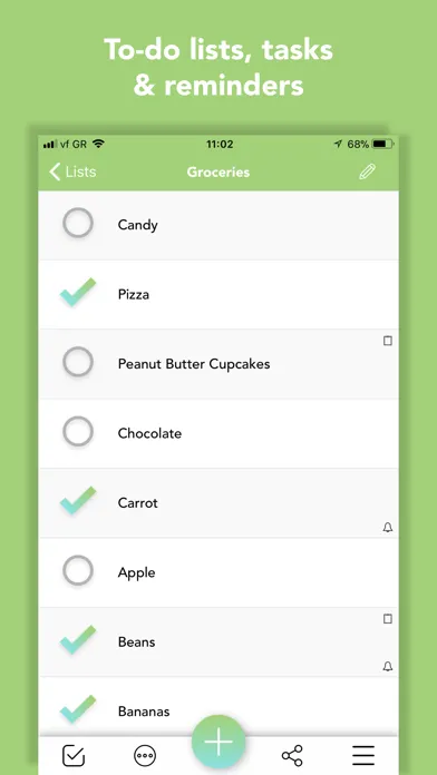 Lists To do Screenshots