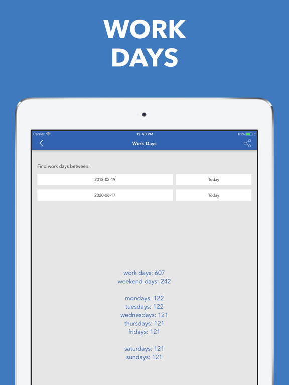 Tangkapan skrin Date & Time Calculator(9 in 1) iPad 
