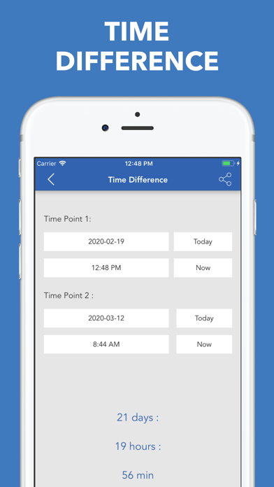 Tangkapan skrin Date & Time Calculator(9 in 1)