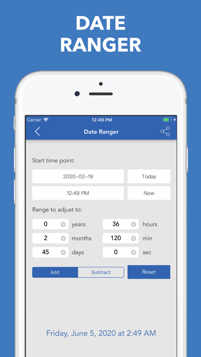 Tangkapan skrin Date & Time Calculator(9 in 1)
