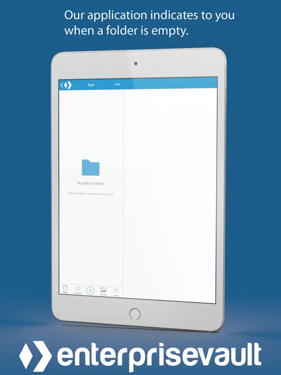Enterprise Vault iPad  स्क्रीनशॉट
