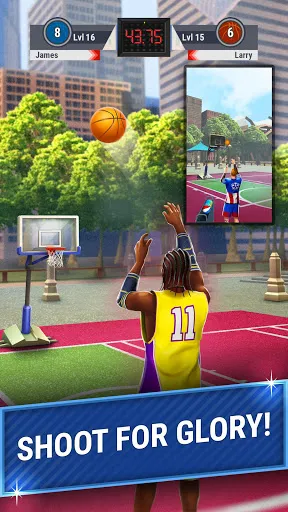 Captures d'écran de 3pt Contest: Basketball Games