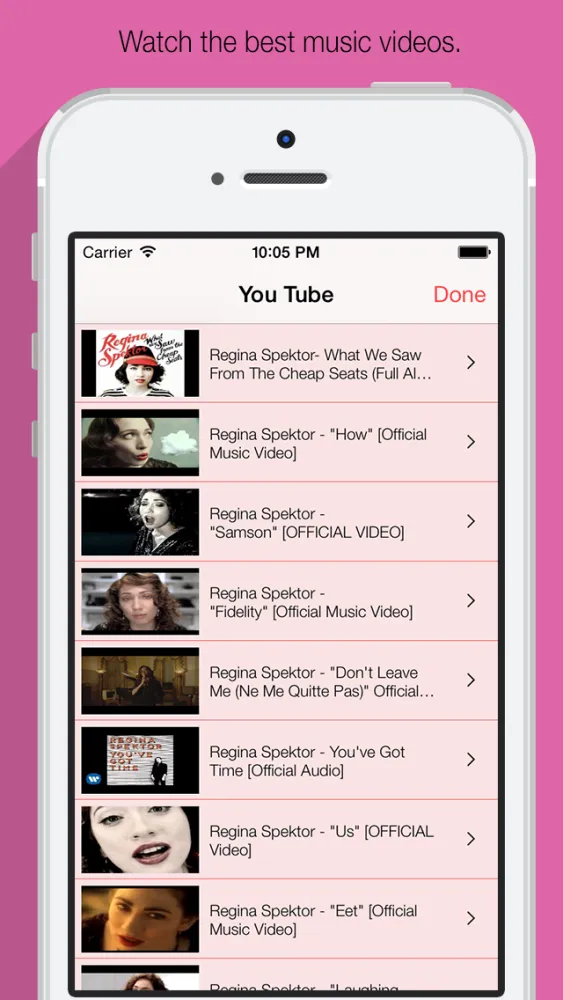 My Music - Your list of favorite artists, and bands. Screenshots