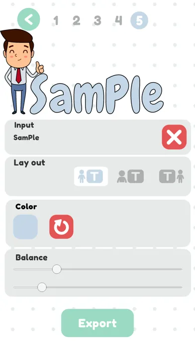 Screenshot di Logo maker - Cartoon Character