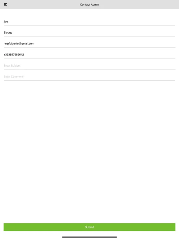 TMS Driver App iPad  스크린샷