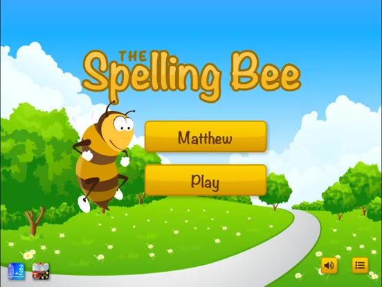 Tangkapan layar The Spelling Bee iPad 