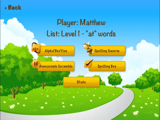 Tangkapan layar The Spelling Bee iPad 