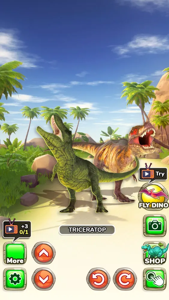 ภาพหน้าจอของ Dinosaur 3D AR Augmented Real