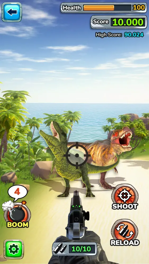 ภาพหน้าจอของ Dinosaur 3D AR Augmented Real