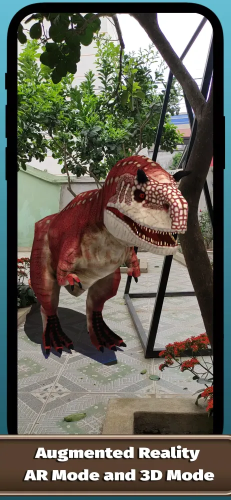 ภาพหน้าจอของ Dinosaur 3D AR Augmented Real