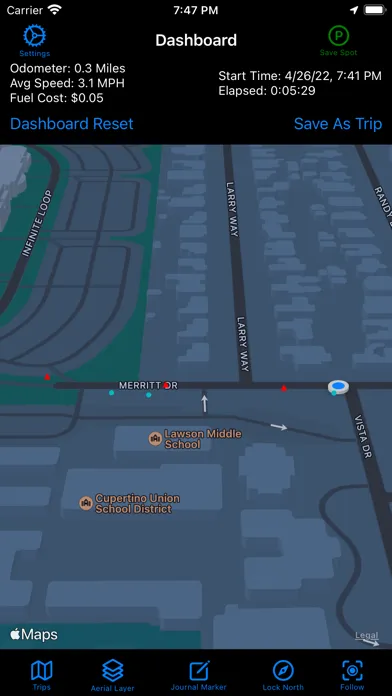 GPS Travel Journal スクリーンショット