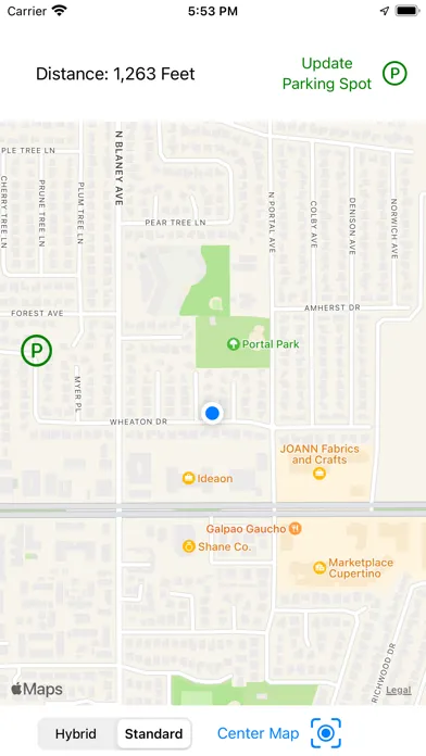 Captures d'écran de Mark Your Parking Spot