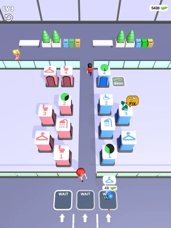 Restroom Management iPad 應用截圖